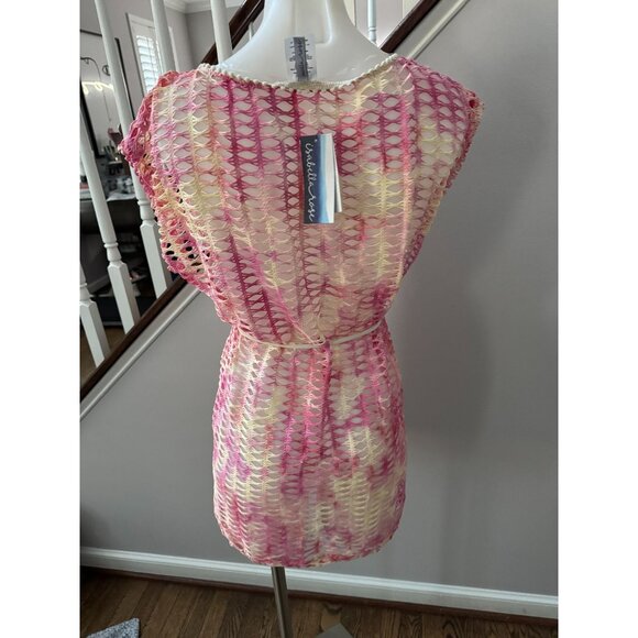 NWT Isabella Rose Pink Mesh Coverup Dress XS/S - Picture 3 of 4